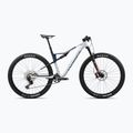 Orbea Oiz M30 2024 halo silver/blue carbon view mountain bike