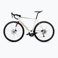 Orbea Orca M30 2025 ivory white/burgundy/vulcano road bike 2