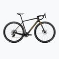 Gravel bike Orbea Terra M31e Team 1X 2025 cosmic carbon view/metallic olive green
