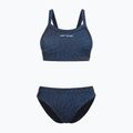Women's two-piece swimsuit Orca Core Bikini deep blue print