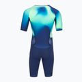 Men's triathlon suit Orca Athlex Aero Race Suit green print 2