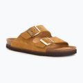 Women's slides Genuins Hawaii Velour camel