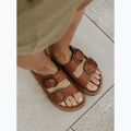Women's slides Genuins Galia Leather Dress camel 8