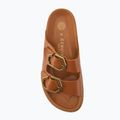 Women's slides Genuins Galia Leather Dress camel 5