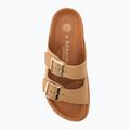 Women's slides Genuins Hawaii Velour almond 5