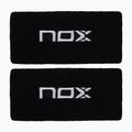 Wrist sweatbands NOX Wristband with Logo 2 szt. black/white