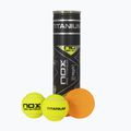 Padel balls NOX Pro Titanium 4 pcs yellow
