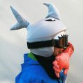 COOLCASC Shark helmet pad blue 17 8