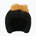 COOLCASC Furry Orange helmet overlay black S067 3