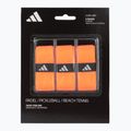Padel racket wraps adidas Padel Overgrip Set 3 pcs. orange
