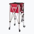 Ball basket Nox Foldable Balls Basket With Wheels Red