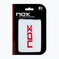 Wrist sweatbands NOX Wristband with Logo 2 szt. white/red
