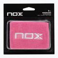 Wrist sweatbands NOX Wristband with Logo 2 szt. pink/white