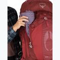 Women's trekking backpack Osprey Aura AG 65 l XS-S berry sorbet red 11