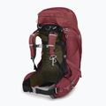 Women's trekking backpack Osprey Aura AG 65 l M-L berry sorbet red 4
