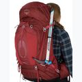 Women's trekking backpack Osprey Aura AG 65 l M-L berry sorbet red 9