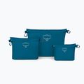 Osprey Ultralight Zipper Sack Set of 3 organisers waterfront blue