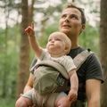 Osprey Poco Soft Child Carrier LT tan concrete hiking carrier 7