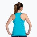 Women's tennis tank top Joma Montreal fluorescent turquoise/navy blue 4