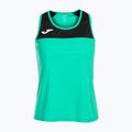 Women's tennis tank top Joma Montreal green/black 6