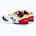 Men's football boots Joma Top Flex IN white/red 3