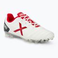 Children's football boots MUNICH Arenga Kid FG blanco/rojo