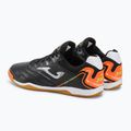 Men's Joma Maxima IN football boots black/orange 4