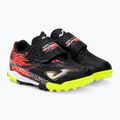 Joma Super Copa TF children's football boots black/orange 4