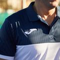 Men's Joma Montreal polo shirt white/navy 10