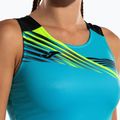 Women's running top Joma Elite X fluor turquoise/black 4