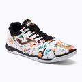 Men's Joma Maxima IN football boots white/orange/red