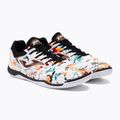 Men's Joma Maxima IN football boots white/orange/red 5