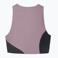 Women's running tank top NNormal Trail Cropped Top purple 7