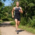 Men's Joma Elite XI black/white running shirt 7