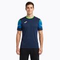 Men's Joma Elite XI navy/fluor green running shirt