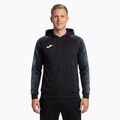 Men's Joma Elite XI Hoodie black/anthracite running sweatshirt
