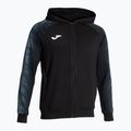 Men's Joma Elite XI Hoodie black/anthracite running sweatshirt 2