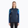 Women's Joma Elite XI navy/fluor green running sweatshirt