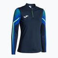 Women's Joma Elite XI navy/fluor green running sweatshirt 3
