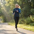Women's Joma Elite XI navy/fluor green running sweatshirt 8