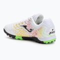 Joma Maxima TF men's football boots white/yellow 3