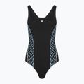 Women's one-piece swimsuit RAS Malaysia Sport Back black