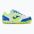 Children's football boots Joma Top Flex TF white/royal blue 2