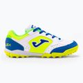 Children's football boots Joma Top Flex TF white/royal blue