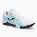 Men's football boots Joma Maxima TF white/turquoise