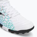 Men's football boots Joma Maxima TF white/turquoise 7