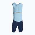 Men's triathlon suit Joma Record III Bodysuit sky blue-navy