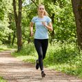 Joma Record III women's running shirt light blue 9