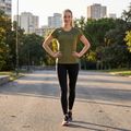 Joma Record III women's running shirt khaki 6
