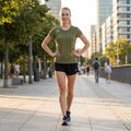 Joma Record III women's running shirt khaki 8